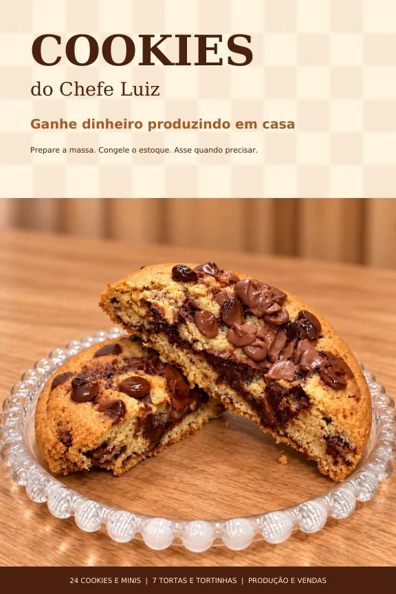 Capa do e-book Cookies do Chefe Luiz